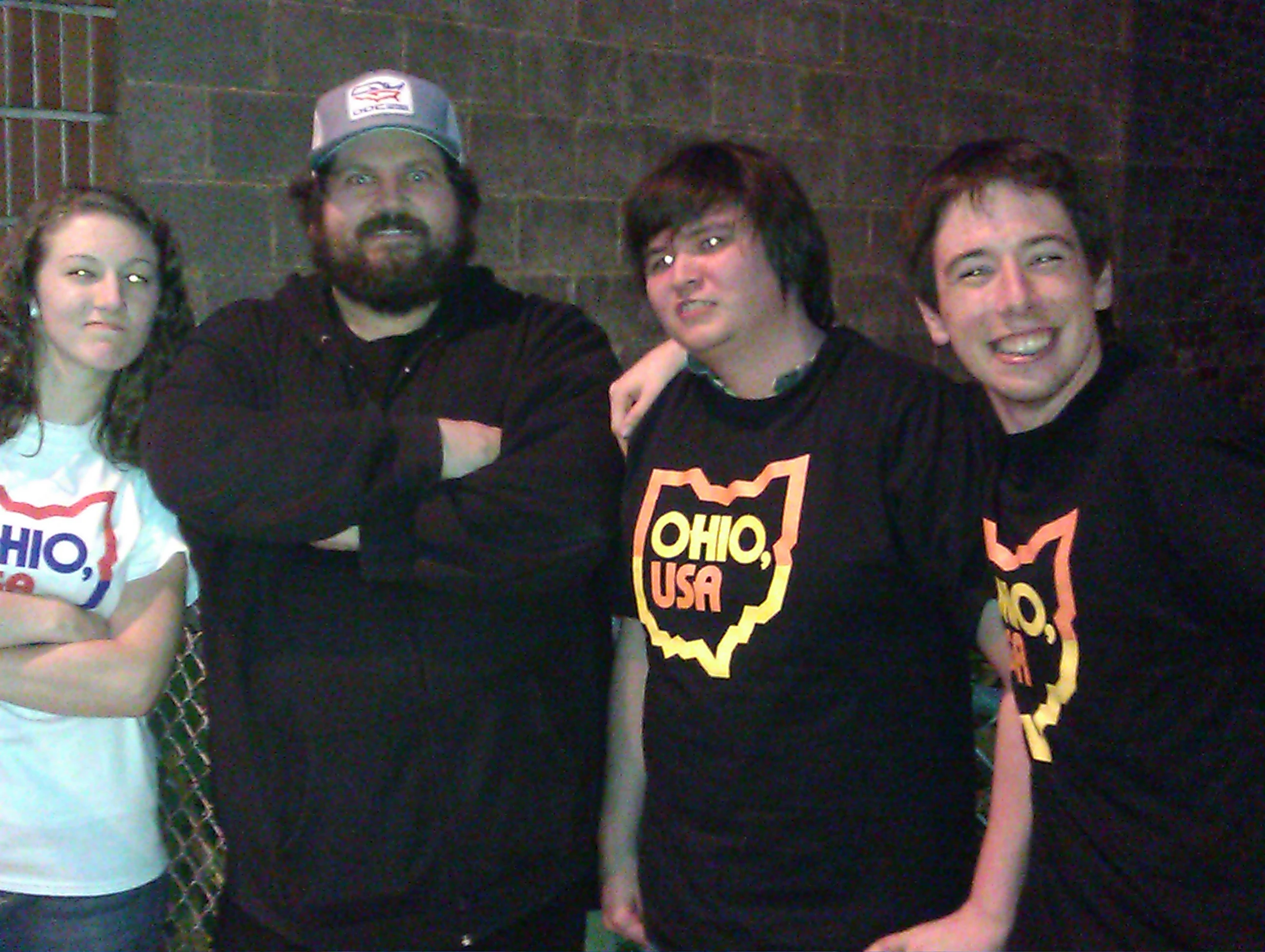 Eli in 2011 with Aaron Draplin and some of my fellow
interns